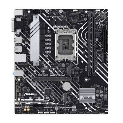 Asus Prime H610M-A-CSM, Intel LGA1700, PCI Express, MicroATX, 2xDDR5, 2xM.2 + SATA3, VGA/HDMI/DP, USB 3.2, GigaLAN, Aura Sync RGB