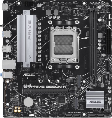 Asus PRIME B650M-R, AMD AM5, MicroATX, 2xDDR5, PCI Express, 2xM.2 + SATA3 RAID, HDMI, USB-C (front), 2.5Gbe LAN, Aura Sync RGB#2