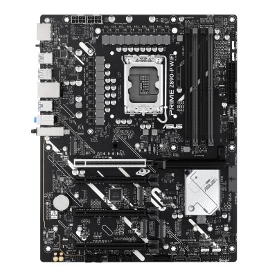 Asus PRIME Z890-P WIFI, Intel LGA1851, ATX, 4xPCI Express, 4xDDR5, 4xM.2 + SATA3 RAID, HDMI/DP, USB-C, 2.5Gbe LAN, WiFi 7, Bluetooth 5.4, Aura Sync RGB