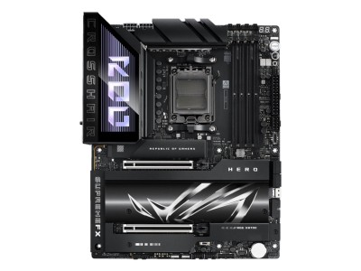 Asus ROG Crosshair X870E Hero, AMD Socket AM5, ATX, 4xDDR5, 4xPCI Express, 5xM.2 + SATA3 RAID, HDMI/2xUSB4, ROG SupremeFX 7.1 audio, 5GbE+2.5GbE LAN, WiFi 7, Bluetooth 5.4, Aura Sync RGB#2