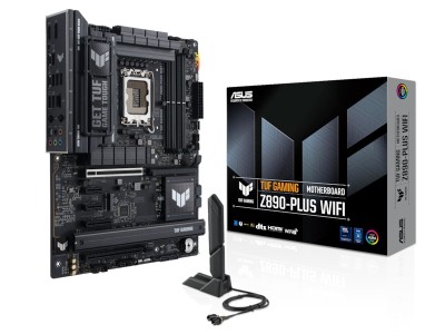 Asus TUF GAMING Z890-PLUS WIFI, Intel LGA1851, ATX, 2xPCI Express, 4xDDR5, 4xM.2 + SATA3 RAID, HDMI/DP/TB4, USB-C, 2.5Gbe LAN, WiFi 7, Bluetooth 5.4, Aura Sync RGB