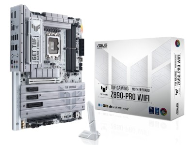 Asus TUF Gaming Z890-PRO WIFI, Intel LGA1851, ATX, 2xPCI Express, 4xDDR5, 4xM.2 + SATA3 RAID, HDMI/DP/TB4, USB-C, 2.5Gbe LAN, WiFi 7, Bluetooth 5.4, Aura Sync RGB