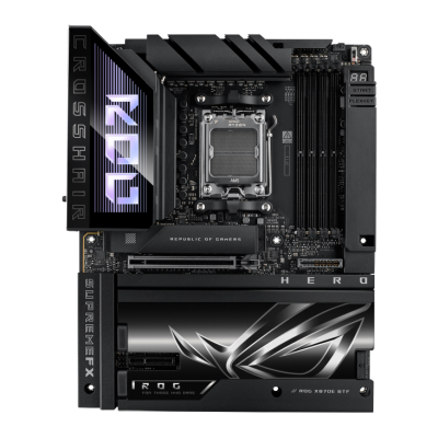 Asus ROG Crosshair X870E Hero BTF Edition, AMD Socket AM5, ATX, 4xDDR5, 3xPCI Express, 5xM.2 + SATA3 RAID, HDMI/2xUSB4, ROG SupremeFX 7.1 audio, 5GbE+2.5GbE LAN, WiFi 7, Bluetooth 5.4, Aura Sync RGB#2