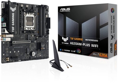 Asus TUF GAMING A620AM-PLUS WIFI, AMD AM5, MicroATX, 4xDDR5, 2xPCI Express, 2xM.2 + SATA3, HDMI/2xDP, 2.5GbE LAN, WiFi 6, Bluetooth 5.3, Aura Sync RGB#5