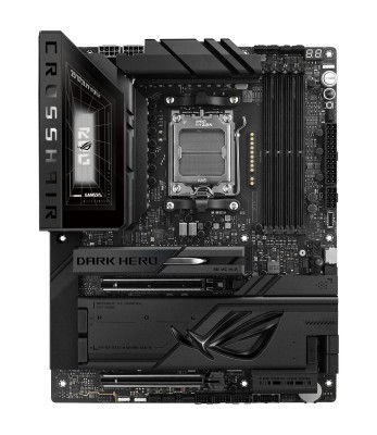 Asus ROG Crosshair X870E DARK HERO, AMD Socket AM5, ATX, 4xDDR5, 6xPCI Express, 5xM.2 + SATA3 RAID, HDMI/2xUSB4, ROG SupremeFX 7.1 audio, 10GbE+5GbE LAN, WiFi 7, Bluetooth 5.4, Aura Sync RGB