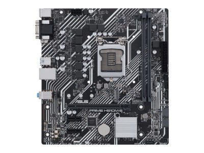 Asus Prime H510M-E, Intel LGA1200, H510, PCI Express, MicroATX, 2xDDR4, M.2 + SATA3, VGA/HDMI/DP, USB 3.2, 7.1 audio, GigaLAN#2