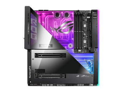 Asus ROG MAXIMUS Z690 EXTREME GLACIAL, Intel LGA1700, 2xPCI Express, EATX, 4xDDR5, 5xM.2 + SATA3 RAID, HDMI/Thunderbolt4, USB-C, SupremeFX audio, 2,5Gbe+10Gbe LAN, WiFi 6E, Bluetooth, Aura Sync RGB, OLED display#2