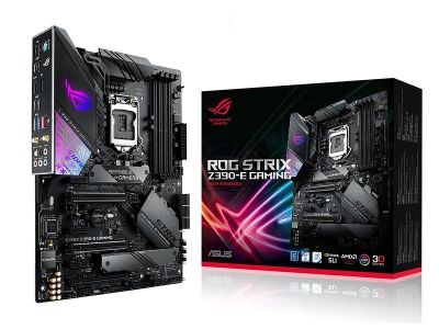 Asus ROG STRIX Z390-E Gaming, Intel LGA1151, Z390, 3xPCI Express, SLI/CrossFireX, ATX, DDR4, 2xM.2 + SATA3 RAID, DVI/HDMI/DP, USB-C, SupremeFX 7.1 audio, GigaLAN, WiFi, Aura Sync#1