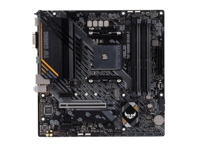 Asus TUF GAMING B550M-E, AMD Socket AM4, B550, MicroATX, 4xDDR4, PCI Express, 2xM.2 + SATA3 RAID, VGA/HDMI/DP, 7.1-ljud, USB-C, GigaLAN, Aura Sync RGB#2