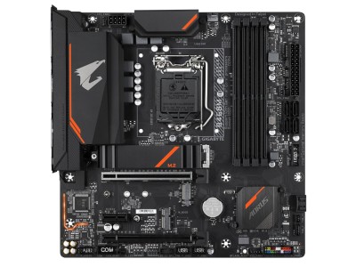 Gigabyte B460M AORUS PRO, Intel LGA1200, B460, 2xPCI Express, MicroATX, 4xDDR4, M.2 + SATA3 RAID, VGA/DVI/HDMI, USB-C, 7.1 audio, GigaLAN, RGB Fusion 2.0#2