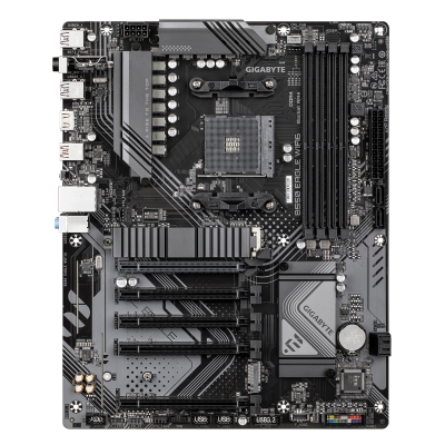 Gigabyte B550 EAGLE WIFI6, AMD Socket AM4, ATX, 4xDDR4, 3xPCI Express, 2xM.2 + SATA3 RAID, HDMI/DP, USB-C, GigaLAN, WiFi 6, Bluetooth 5.3, RGB Fusion#2