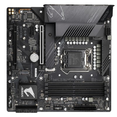 Gigabyte B560M AORUS PRO, Intel LGA1200, B560, 2xPCI Express, CrossFireX, MicroATX, 4xDDR4, M.2 + SATA3, HDMI/DP, USB-C, 7.1 audio, 2.5Gbe LAN, RGB Fusion 2.0