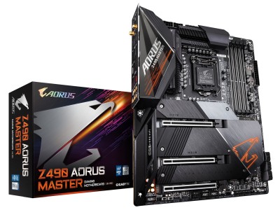 Gigabyte Z490 AORUS MASTER, Intel LGA1200, Z490, 3xPCI Express, SLI/CrossFireX, ATX, 4xDDR4, 3xM.2 + SATA3 RAID, HDMI, USB-C, ESS Sabre HiFi audio, 2.5GbE LAN, WiFi 6, Bluetooth, RGB Fusion 2.0#1