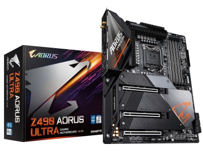 Gigabyte Z490 AORUS ULTRA, Intel LGA1200, Z490, 3xPCI Express, SLI/CrossFire, ATX, 4xDDR4, 3xM.2 + SATA3 RAID, HDMI, USB-C, 7.1 audio, 2.5GbE LAN, RGB Fusion 2.0#1