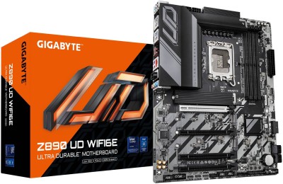 Gigabyte Z890 UD WIFI6E, Intel LGA1851, ATX, 3xPCI Express, 4xDDR5, 3xM.2 + SATA3 RAID, DP/USB4, USB-C, 2.5GbE LAN, WiFi 6E, Bluetooth 5.3, RGB Fusion