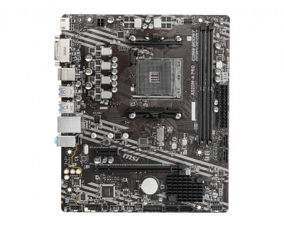 MSI A520M-A PRO, AMD Socket AM4, A520, MicroATX, 2xDDR4, PCI Express, M.2 + SATA3 RAID, VGA/HDMI/DP, 7.1-ljud, USB 3.2, GigaLAN