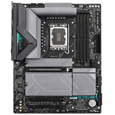 Gigabyte Z890 EAGLE, Intel LGA1851, ATX, 3xPCI Express, 4xDDR5, 4xM.2 + SATA3 RAID, DP/USB-C, 2.5GbE LAN, RGB Fusion#2