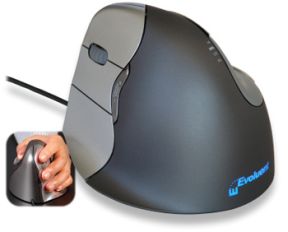 Evoluent Vertikal Mouse 4, Optisk, USB, för vänsterhänta