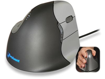 Evoluent Vertikal Mouse Small, optisk, USB, högerhand
