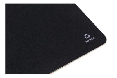 Deltaco Recycled Mousepad, från återvunna PET-flaskor, 230x190mm - Svart#2