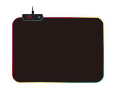Havit Gaming musmatta, 35x25 cm, RGB - Svart