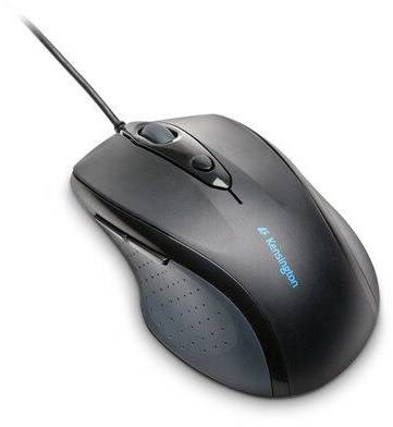 Kensington Pro Fit Full-Size Wired Mouse, 2400 dpi, USB