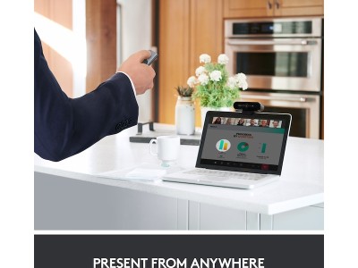 Logitech Spotlight Presentation Remote, Bluetooth, 30 meters räckvidd, markera/förstora/spela video - Slate#3