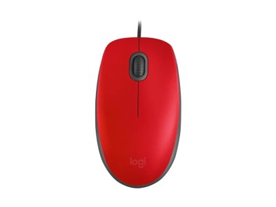 Logitech M110 Silent, 1000 dpi - Röd#1