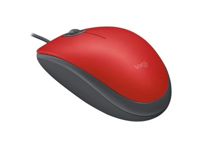 Logitech M110 Silent, 1000 dpi - Röd#2