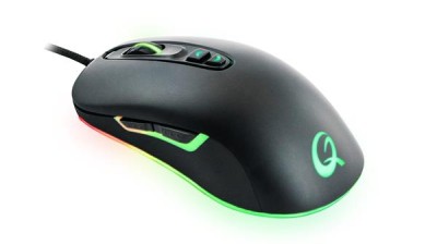 QPAD DX80 FPS Gaming Mouse, 8000 dpi, RGB LED - Svart