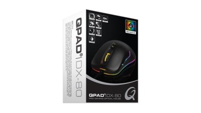 QPAD DX80 FPS Gaming Mouse, 8000 dpi, RGB LED - Svart#3