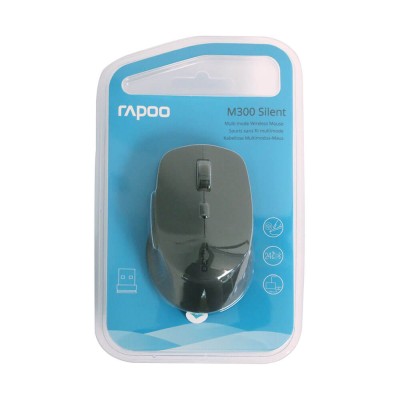 RAPOO M300 Silent Multi-Mode Optisk, RF/Bluetooth - Mörkgrå#2