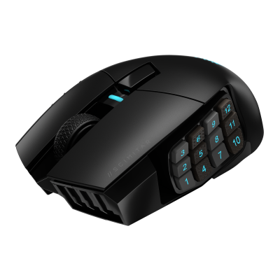 Corsair Scimitar Elite Wireless MMO Gaming Mouse, 26000 dpi, RGB - Svart#2