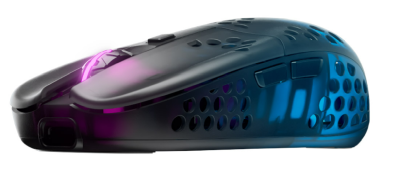 Xtrfy MZ1W RGB Wireless Black, 19000 dpi - Svart/Transparent#2