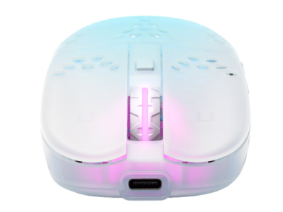 Xtrfy MZ1W RGB Wireless White, 19000 dpi - Vit/Transparent#3