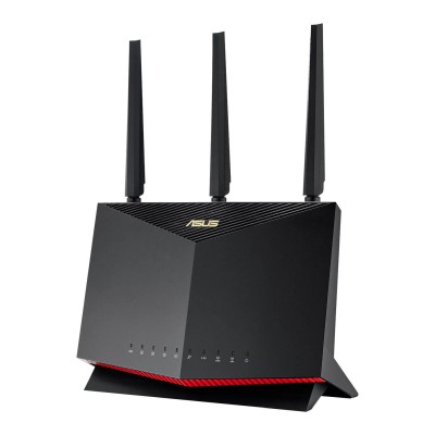 Trådlös router Asus RT-AX86U Pro Wireless AX5700 med 4xGigabit + 1x2,5GbE switch, AiMesh, WiFi 6