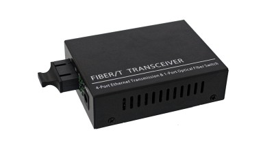 Fiberomvandlare Gigabit, 1000FX SC SM - 4xRJ45#3