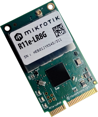 MikroTik R11e-LR8G LoRa miniPCI-e card, 863-870 MHz