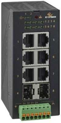 OttoE 6x10/100/1000TX, 2x100/1000Base SFP
