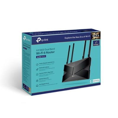 Trådlös router TP-Link Archer AX23, WiFi 6, AX1800 med 4-port Gigabit switch#3