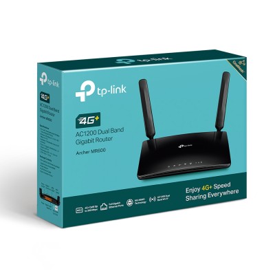 Trådlös 4G-router TP-Link Archer MR600, Wireless AC1200 Dual Band, WiFi 5, SIM-kort, OneMesh, 3-port switch#8