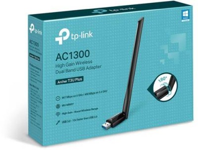 Nätverkskort TP-Link Archer T3U Plus High Gain Wireless AC1300 Dual Band, WiFi 5, USB#2