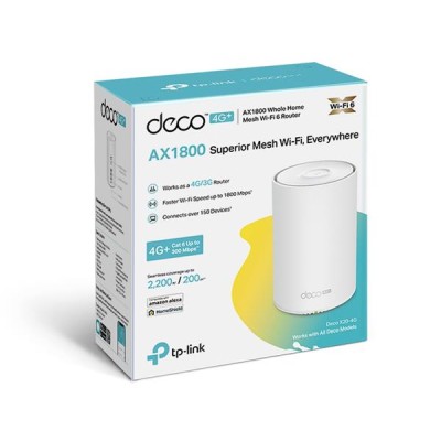 Trådlös 4G/LTE Router TP-Link Deco X20-4G AX1800 Mesh, WiFi 6, SIM-slot, 3-port switch#3