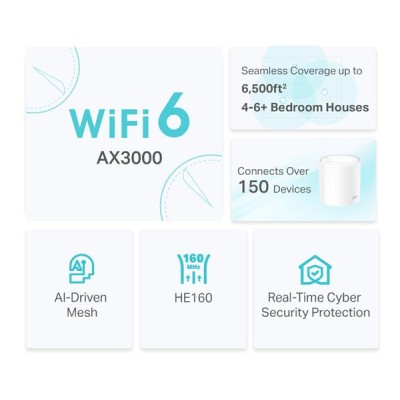 TP-Link Deco X50 Whole Home Mesh WiFi 6 System, AX3000, 3-pack#2