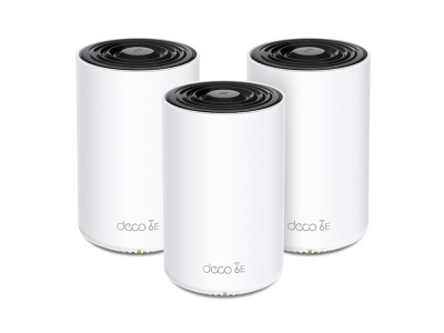 TP-Link Deco XE75 Mesh System, WiFi 6E AXE5400, 3-pack