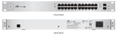 Ubiquiti Networks UniFi US-24-500W, 24-port Gigabit (PoE+) + 2 SFP, 500W