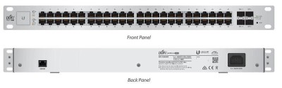 Ubiquiti Networks UniFi US-48-750W, 48-port Gigabit (PoE+) + 4 SFP, 750W