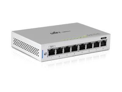 Ubiquiti Networks UniFi US-8, 8-port Gigabit, PoE passthrough