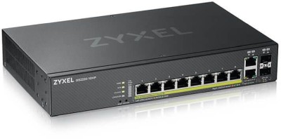 Zyxel GS2220-10HP, 8-Port Gigabit 180W PoE, 2x1GbE RJ45/SFP, Standalone/Nebula