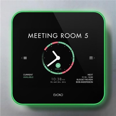 Rumsbokare Evoko Liso Room Manager, 8" display, LAN/WiFi, PoE+, inkl. väggfäste#3